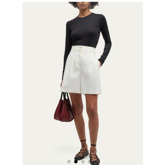 Nwt Theory large black tshirt top 3/4 long sleeve - Picture 3 of 10